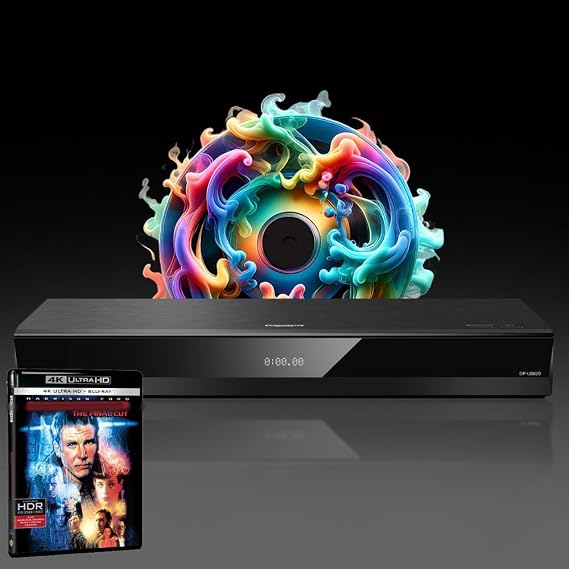 Blu-ray Player Compatible with Panasonic DP-UB820 MultiRegion Blu-ray Region A, B & C - DVD Regions 1-8 - Bundle Including Bla. Run. The Final Cut 4K UHD Disc