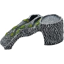Hiding Turtles House Turtle Hide Cave, Habitat Pet Habitat Turtle Basking Cave, Reptile Basking Decor for Amphibians, S