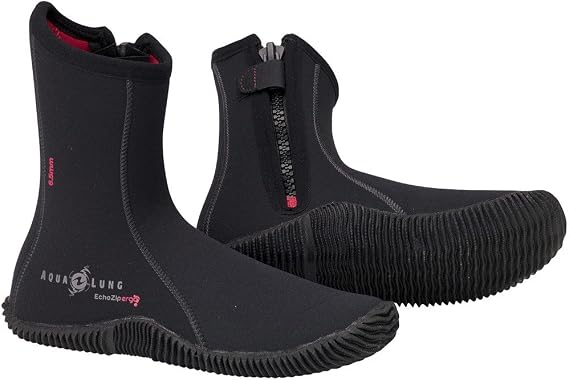 Aqualung Mens 3mm EchoZip Ergo Boot, 10