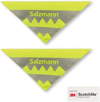 Salzmann Safety Reflectors for Prams and Bicycles | Highly Reflective Made with 3M Scotchlite | Pack of 2