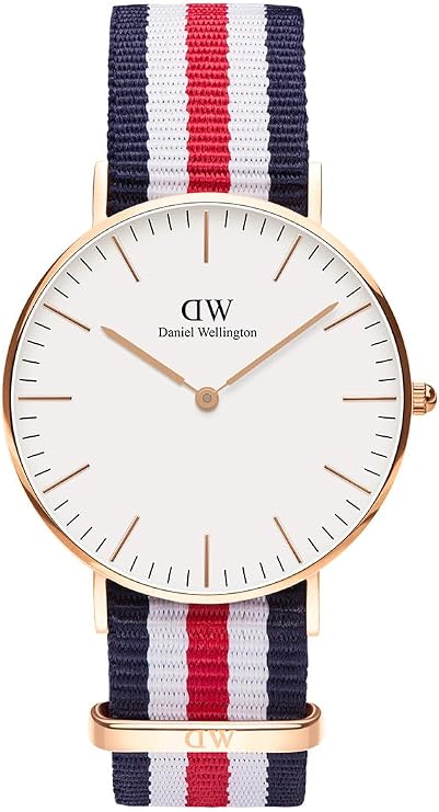 Daniel Wellington Classic Canterbury Watch, Multicolor NATO Band