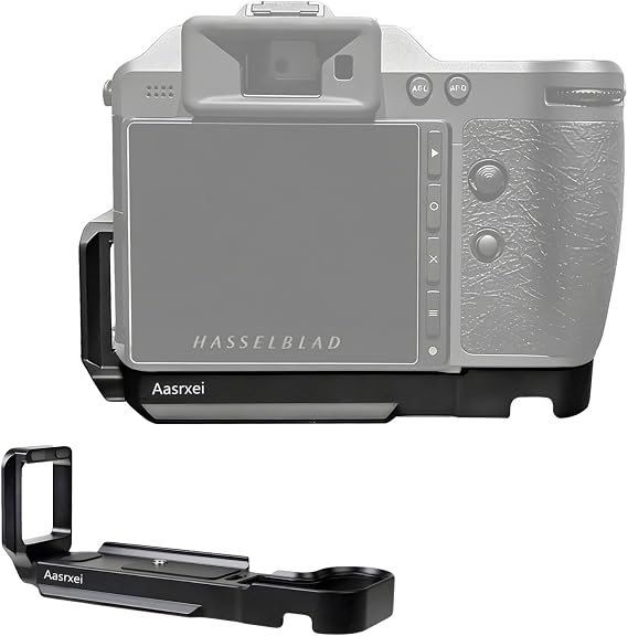 X2DII/X2D L-Bracket Metal Material,Vertical Horizontal Switching Tripod Quick Release Plate Compatible with Hasselblad X2D II 100C/X2D 100C Camera.