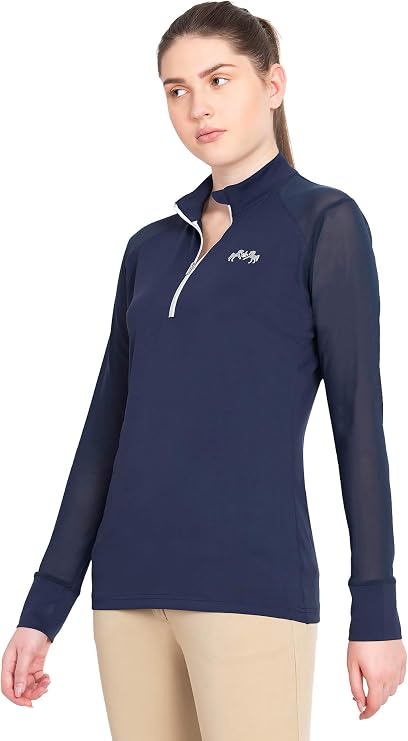 Equine Couture Ladies Erna EquiCool Long Sleeve Sport Shirt | Ladies Horse Riding Equestrian Sport Shirt