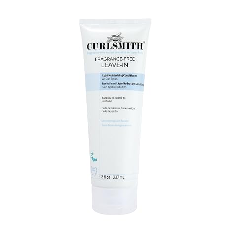 CURLSMITH Fragrance-Free Leave-In Conditioner for Curly Hair (8 oz)