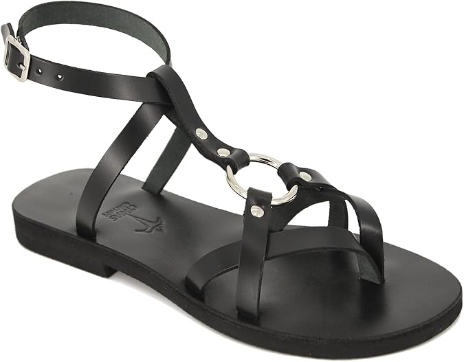 Harness Men Leather Sandals, Greek Rivet Sandals, Sexy Gay Sandals - Monte Cristo M