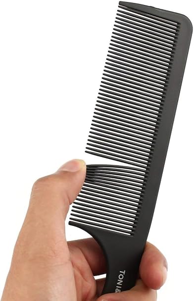 Black Plastic Hairdresser Tail Comb Haircut Hairdressing Comb Teasing Styling Ideal for Separation Cutting Combs Hair Care Styling Tools