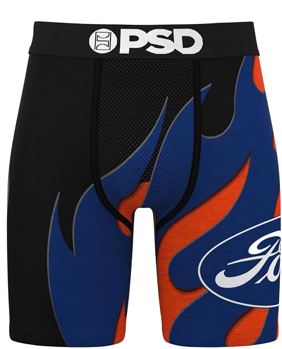 PSD Men's Ford Racer Boxer Brief, Multi, M