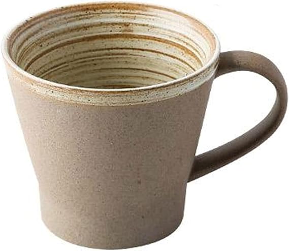 Retro Pottery Coffee Mug Handmade Ceramic Cup with Handle, Vintage Design for Coffee, Tea, Milk, and Breakfast Drinks, Ideal for Home Kitchen