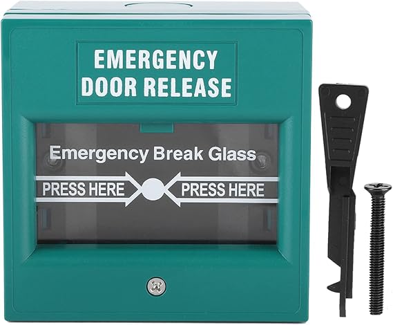 Emergency Button Quick Response Button Security Release Switch Panic Alarm Switch for Home, Business, Supermarket Safety
