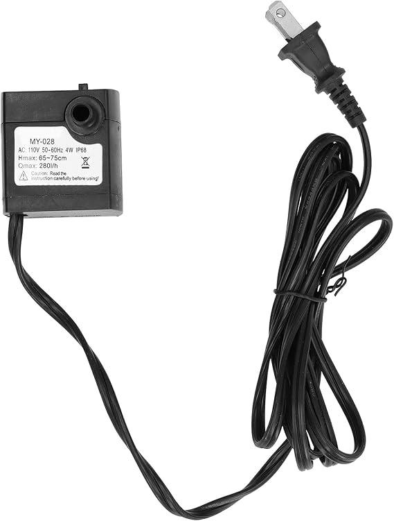 Mini Submersible Water Pump for Aquarium Fish Tank Pond Fountain Circulation Hydroponics 4WUS Plug 110V