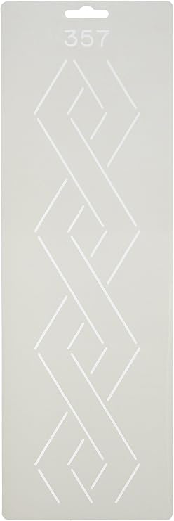 Quilting Creations Border Design Quilt Stencil, 3"