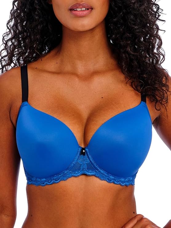 Freya Womens Offbeat Underwire Demi Plunge Molded T-Shirt Bra