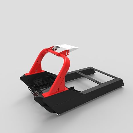 AZRACING CS-Pro Modular Simracing Cockpit | Fully Adjustable | Direct drive Support Compatible with Thrustmaster, Fanatec, Moza Racing on PC, Xbox and PS,for Wheels Up to 38NM,Includes Expansion Bracket