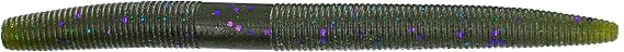 Yamamoto 5" Senko Soft Stick Bait, 10-Pack, Bass Fishing Soft Plastic Lure, Multiple Colors