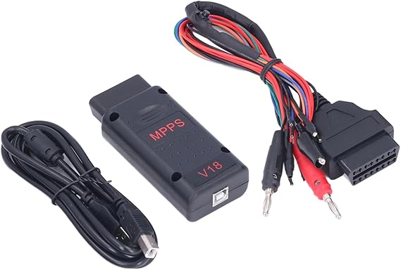 MPPS V18 ECU Chip Tuning Scanner Diagnostic Tool Auto Detect ECU Processor Read Write Micro Flash EEprom No Programmer with Recovery Functions for Replacement