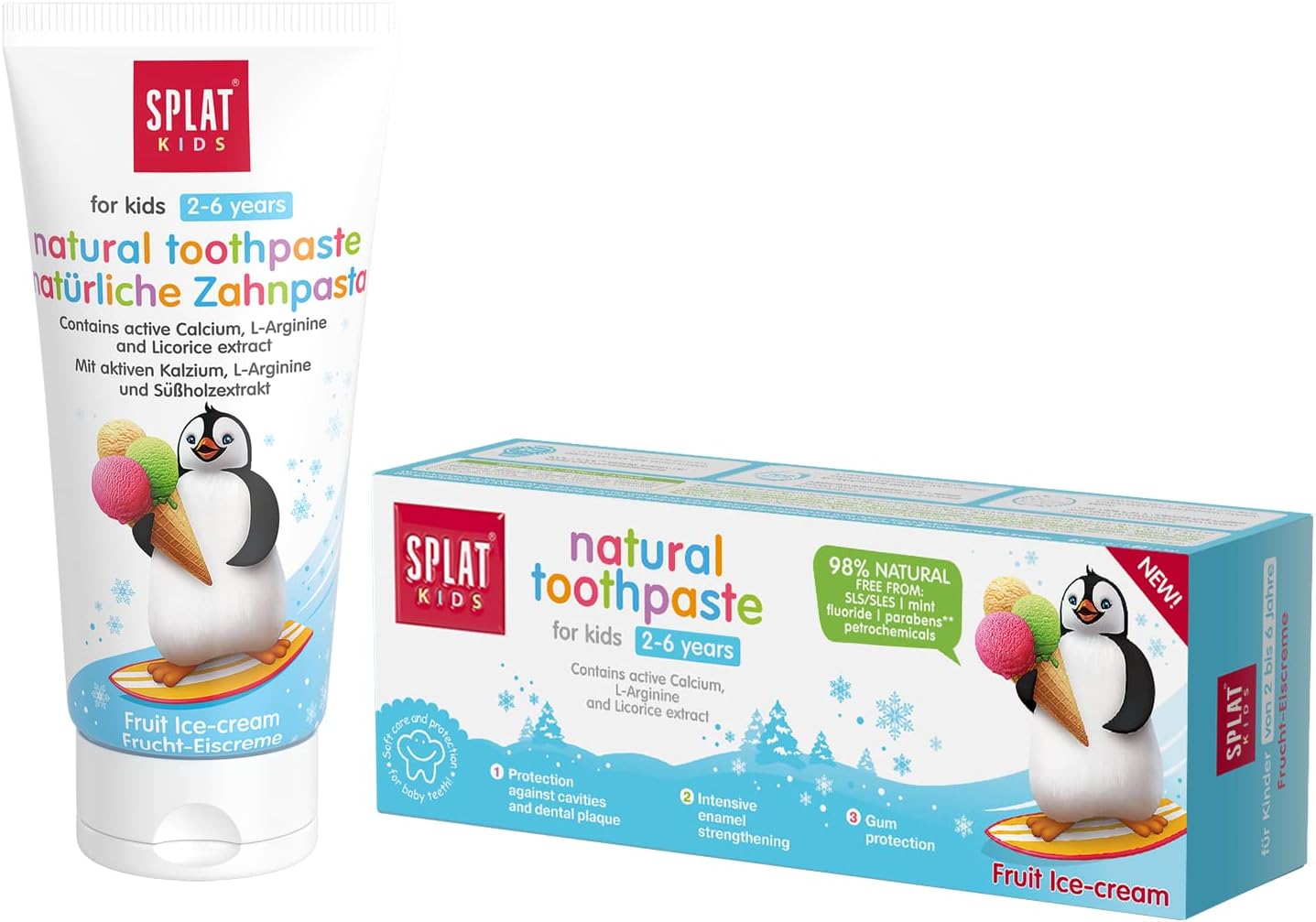 Splat Kids Fruit-Ice Cream Toothpaste 50 Milliliters