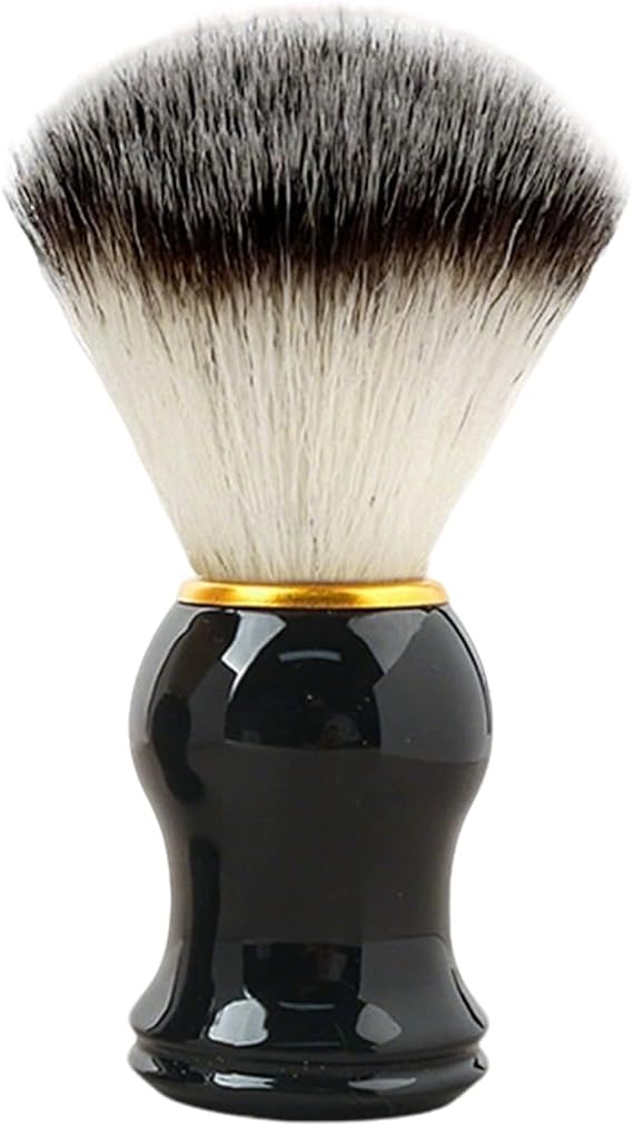 Luxury Synthetic Shaving Brush for Men,22 mm Dense Vegan Bristle Knot,Fast Rich Lather,Ergonomic Curved Handle,No Shedding,Gift for Fathers, Boyfriends & Gentlemen’s Grooming