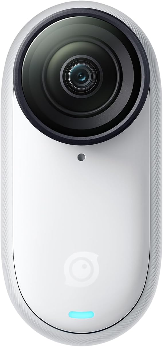 Insta360 GO 3S Camera Only (No Action Pod/Charger Included) - 128GB White, 4K Portable Vlogging Camera with Stabilization, Waterproof, Apple Find My & Mountable Design for POV Shots
