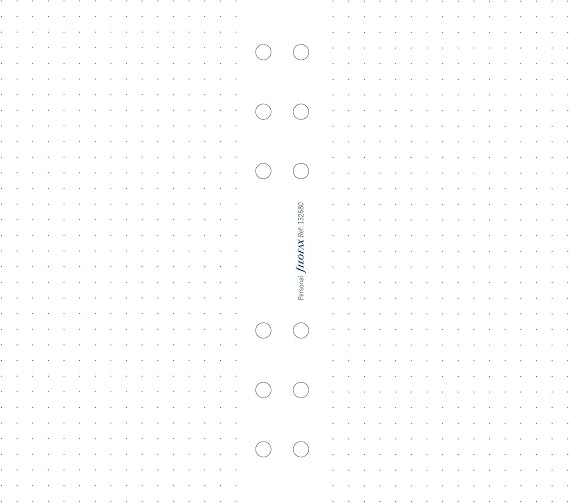 Filofax B132680 Organizer Refill, Personal Size, Dotted Paper