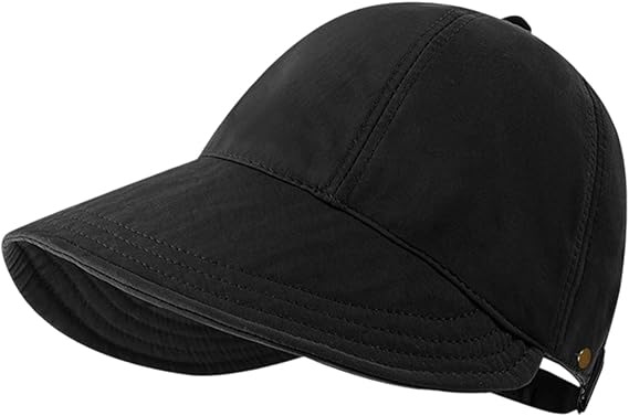 Women's Wide-Brim Sun Visor Hat, UPF 50+ Open Top UV