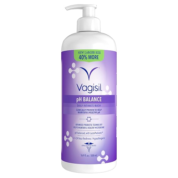 Vagisil pH Balance Feminine Wash, LactoPrebiotic, Gentle, 16.9 Fl Oz