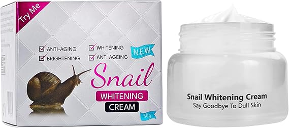 Snail Collagens Face Cream, Snail Whitening Cream, for Women Girls Travel Morning Overnight Dry Sensitive Oily Hydration