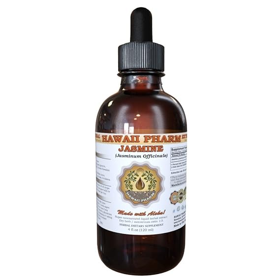 Hawaii Pharm Jasmine (Jasminum officinale) Liquid Extract 2 oz
