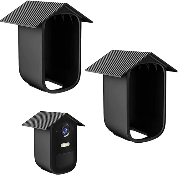 Camera Silicone Protective Cover/Case/Skin for eufy Security eufyCam 2C Cam & eufyCam 2C Pro Wireless Home Security Outdoor Camera, Protection Against UV Rays and Rain