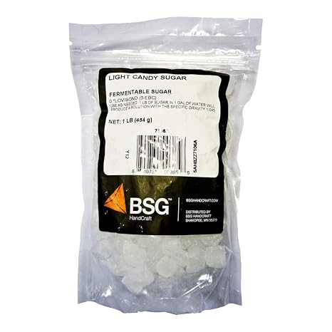 Home Brew Stuff 7106 Light Belgian Candi Sugar - 1 lb.