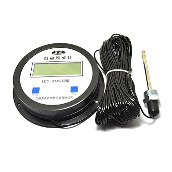High Precision Digital Thermometer with Probe Electronic Digital Water Meter Temperature Measuring Instrument 20m Cable