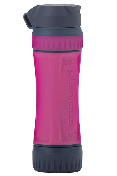 Platypus Quickdraw Ultralight Backpacking Water Filter, Pink