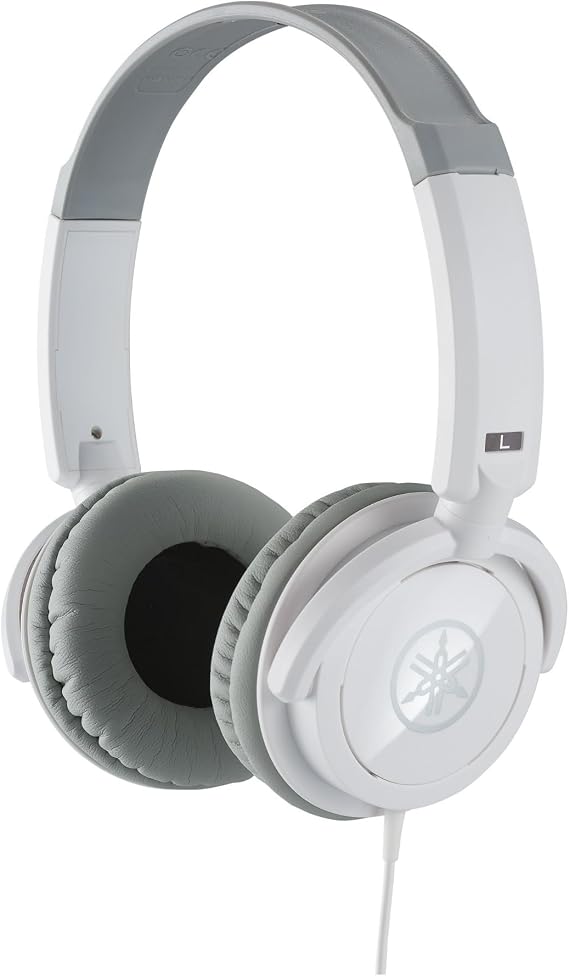Yamaha HPH-100WH Dynamic Closed-Back Headphones, White