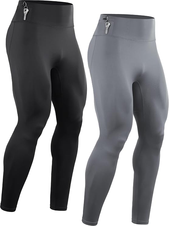 CADMUS Mens Compression Pants Tights Leggings Sports Baselayer Running Athletic Workout Active Pants