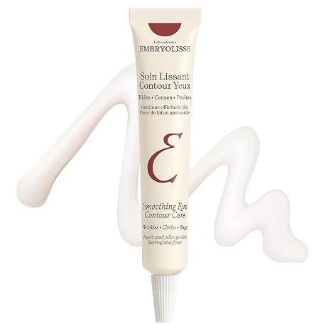 Embryolisse Smoothing Eye Contour Care. Revitalizing Gel Cream Treatment. Reduce Fine Lines, Circles, Puffiness,