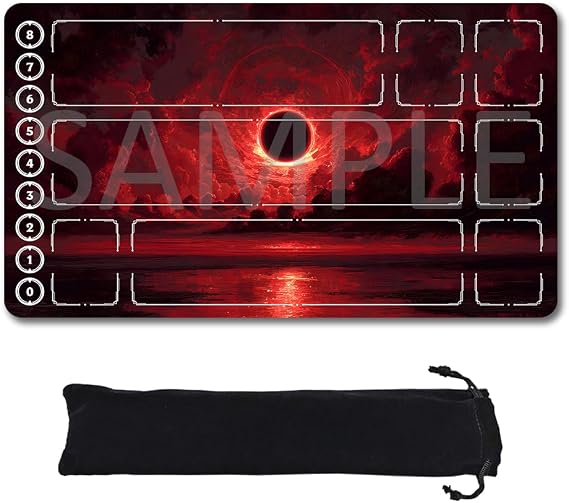 Riftbound TCG Playmat with Zones Unofficial, Original Design Play mat 24x14 Inchnon Free Storage Bag - YXLM6(11814021) (Zone, 25102889)