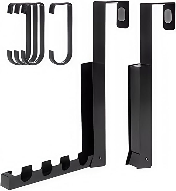 2 Pack Over The Door Drying Rack,Over The Door Hanger Folding Clothes Drying Rack,Foldable Portable Over The Door Hooks Hanger,Collapsible Folding Over Door Clothes Drying Laundry Hooks