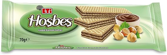 Eti Hoşbeş Hazelnut Cream Wafer 70 g
