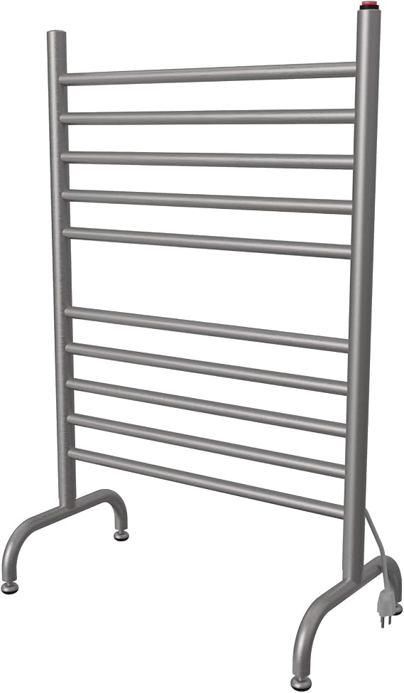 Amba SAFSB-24 Solo 24" Freestanding 10 Bar Towel Warmer in Brushed