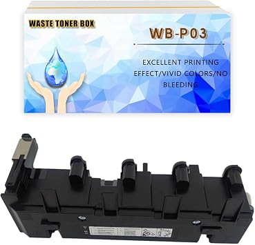 WB-P03 A1AU0Y3 Waste Toner Box Replacement Compatible for Konica Minolta Bizhub C25 C3100P C3110 C35 C35P Printer (A1AU-0Y3, Black) 1 pcs