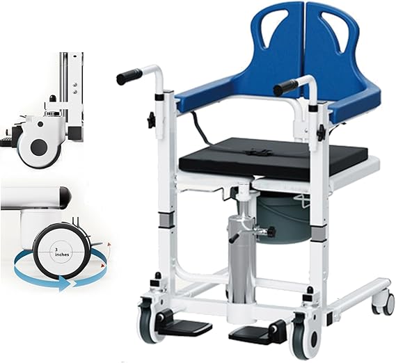 Patient Chair Lift Patient Lift Device for Home Portable Hoist for Lifting Elderly Patient Lift Transfer Chair Hydraulic Electric