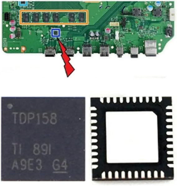 HDMI IC Control Chip Retimer TDP158 Repair Parts Replacement for Xbox One X Console (1)