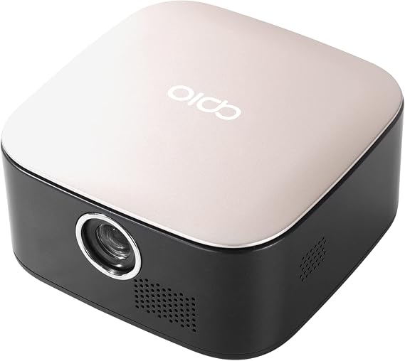APIO 640x360 Resolution 1080p Clear Imaging Smart Mini DLP Pocket Projector HDMI, USB, High Resolution Display for Streaming Movies, Laptops, Phones, Presentation, Home & Outdoor
