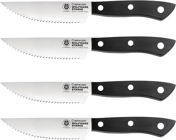 Cuisine::pro Wolfgang Starke Stainless Steel Steak Knife, Set of 4