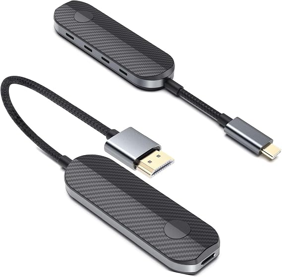 iShare Pro Wireless HDMI Transmitter & Receiver Kit, TikTok's Choice for Lag-Free Gaming & HDCP 2.2 for Netflix/Disney+, USB-C to HDMI for iPhone 15/16/17, iPad, MacBook