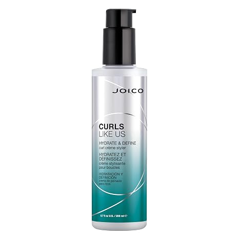 Joico Curls Like Us Hydrate & Define Curl Creme Styler | For Curly Hair | Reduce Frizz & Breakage | Define Textures | Thermal Protection | With Moringa Seed & Algae Oil