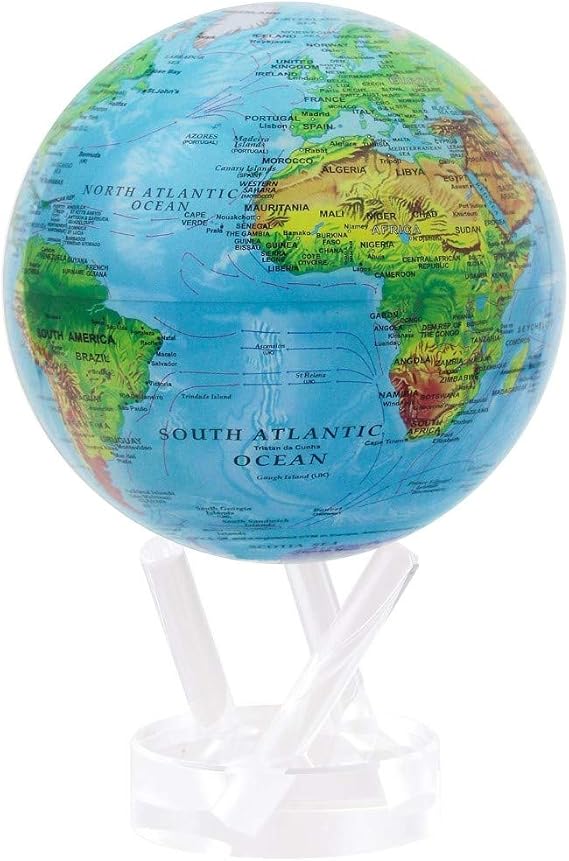 MOVA Globe Relief Map Blue 6"