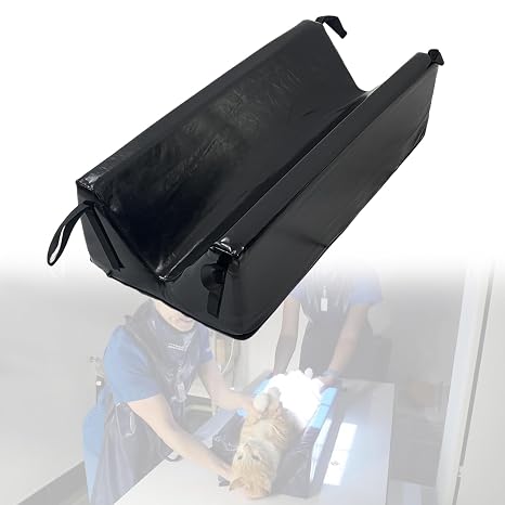 Pet Ultrasound Positioner - Veterinary X-Ray Immobilizer Wedge, V Shaped Troughs Abdominal Diagnostic Supplies for Cat & Dog (L:35.4"L x 15.7"W x 9"H)