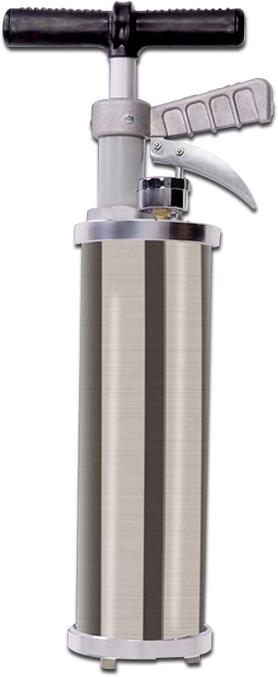 Portable High Pressure Kinetic Toilet Plunger for Shower Kitchen Clogs Grey