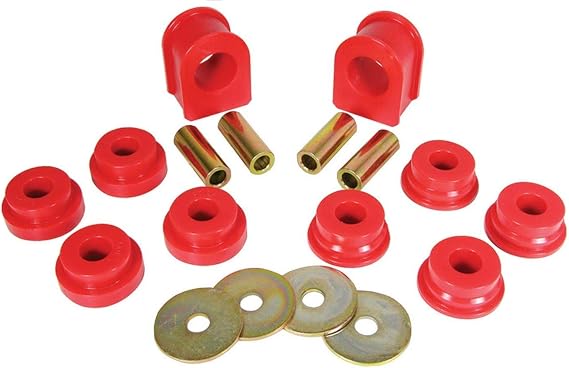Prothane 6-1166 32mm Front Sway Bar Bushing Kit, Red