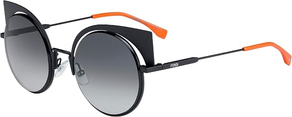 Sunglasses Fendi 177 /S 0003 Matte Black/VK gray gradient lens